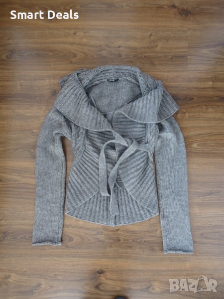 Comma Плетена жилетка с колан Размер: 36, снимка 1