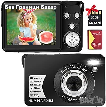Нова Мултифункционална Мини Камера JHAMAL - 2.7K, 48MP, Уебкамера, снимка 1