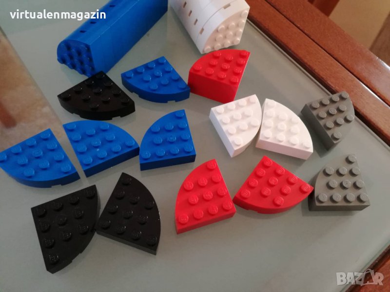 Lego тухлички заоблен ъгъл 4х4, снимка 1