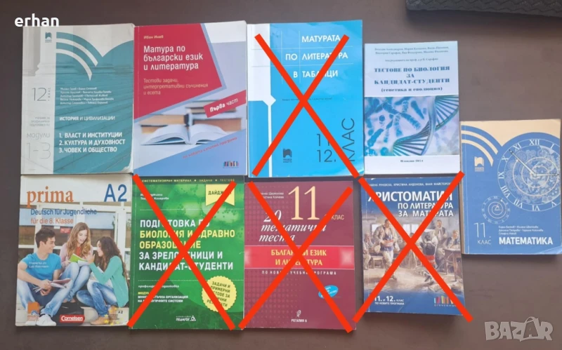 Учебници за 11 и 12 клас, снимка 1