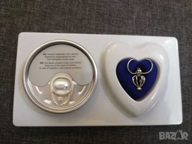 Подаръчен комплект от естествена перла с колие. , снимка 1