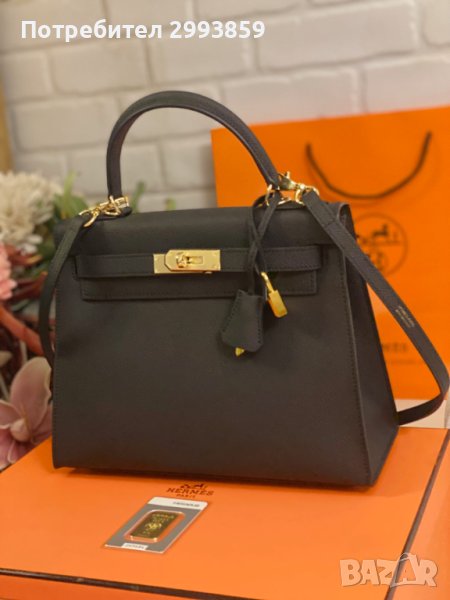 чанта Ермес Кели 27*Hermes Epsom gold hardware, снимка 1