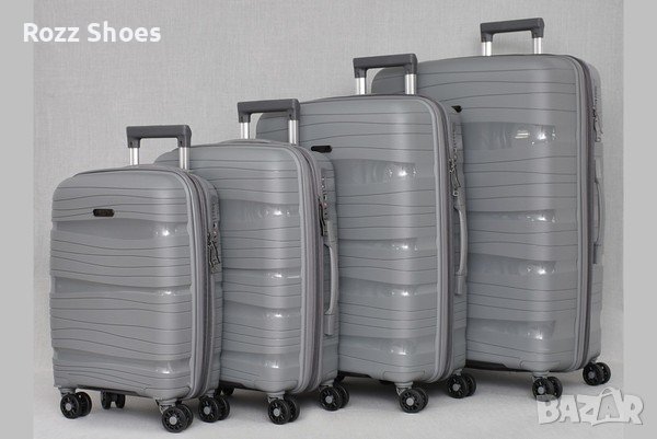Куфари с колелца и шифър 4 броя, снимка 1