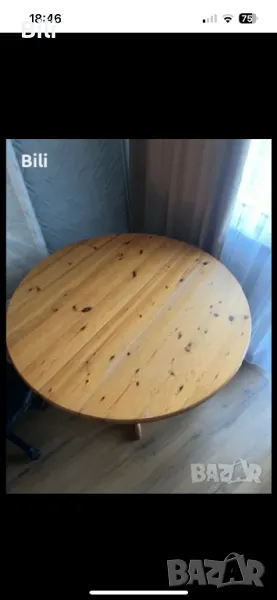 Кръгла кухненска маса , снимка 1