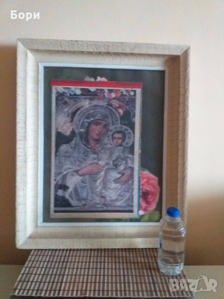 Голяма картина в дървена рамка 62/51/6см, снимка 1