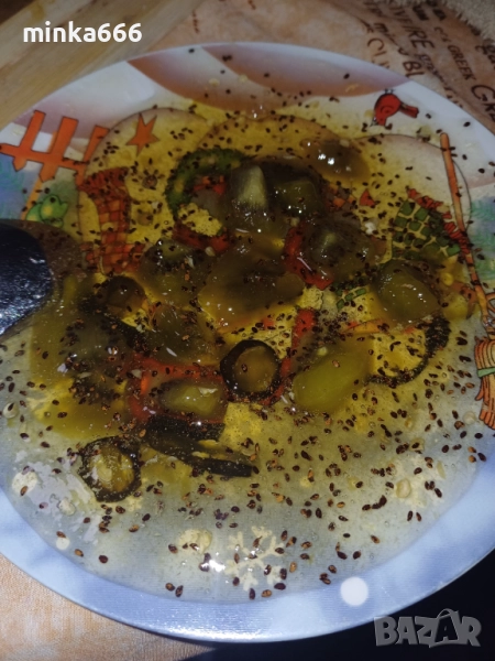 Домашно сладко от киви и люти чушки халапеньо., снимка 1