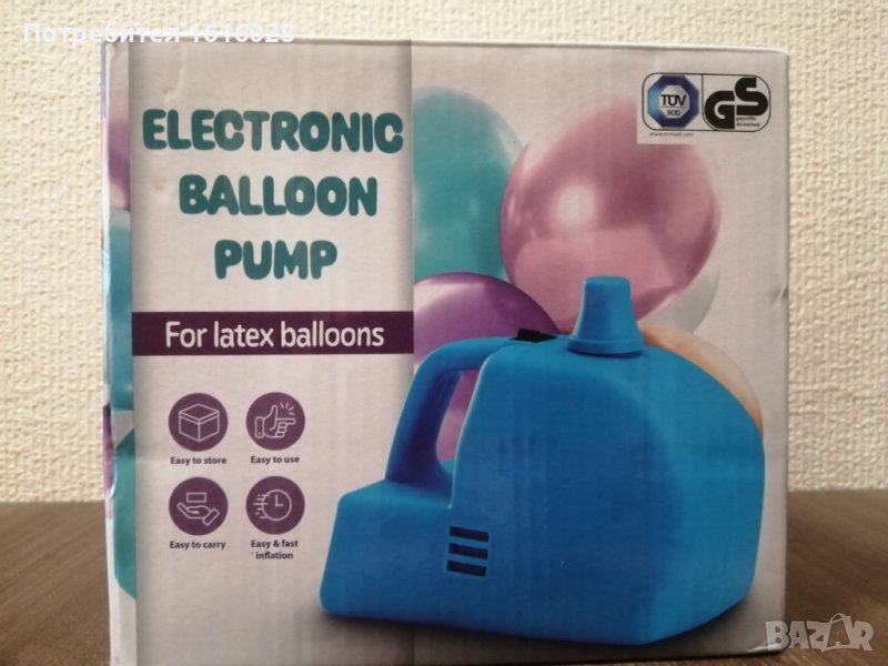 Нова електрическа помпа за надуване на балони., снимка 1
