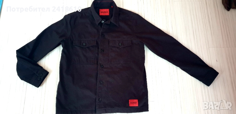 Hugo Boss HUGO Enalu Mens Jacket Size S / M  Пролет - Есен ОРИГИНАЛ! Мъжко Яке - Тип Риза!, снимка 1
