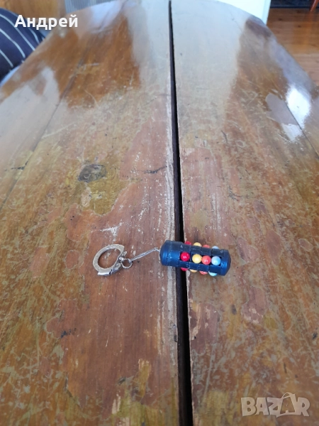 Стар ключодържател играчка Рубик, снимка 1