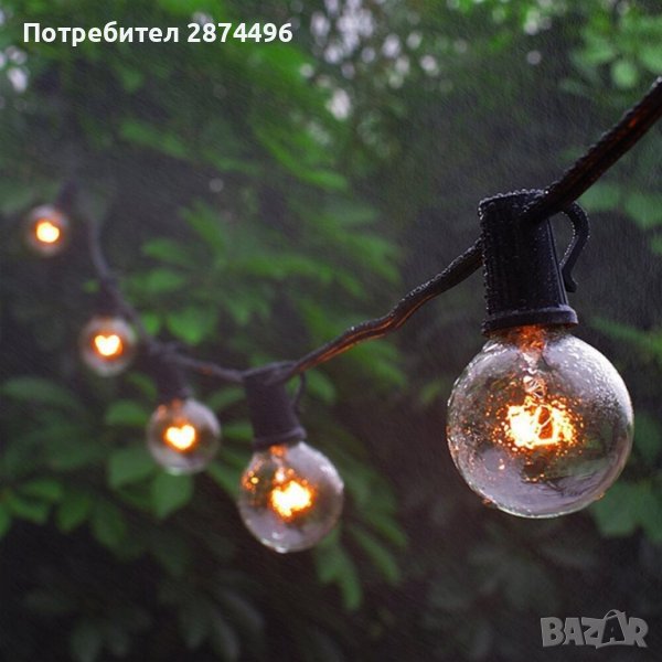 3703 Водоустойчиви градински лед лампички , снимка 1