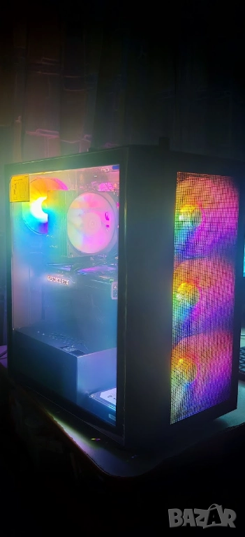 Продавам Гейм PC Ryzen 7 5700X/32Gb/512Gb SSD+1.5Tb HDD/RTX 3060 12Gb/Гаранция, снимка 1