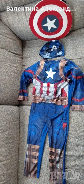 Капитан Америка - Детски карнавален костюм, снимка 1