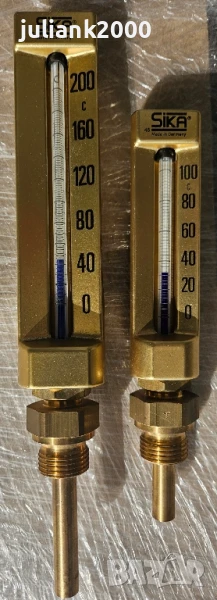Термометър Sika 0 - 100 градуса индустриален промишлен, снимка 1