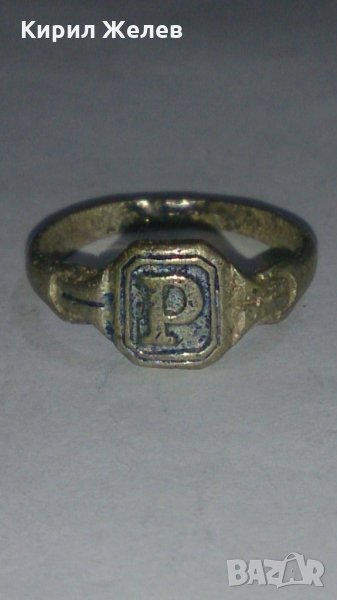 Старинен пръстен над стогодишен сачан - 73191, снимка 1