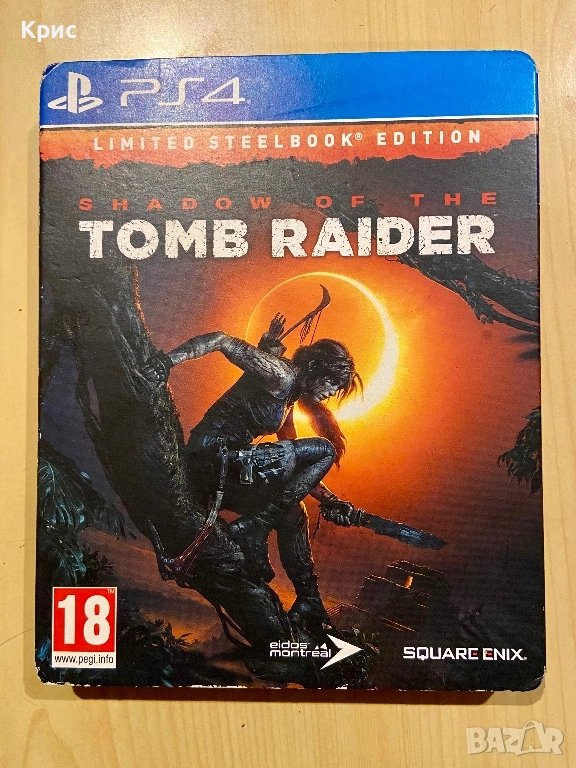 Игра За PS4 Shadow of The Tomb Raider Steelbook Edition, снимка 1