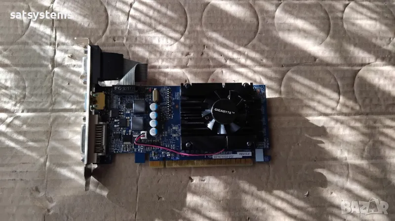 Видео карта NVidia GeForce Gigabyte N210 HDMI 1024MB GDDR3 64bit PCI-E, снимка 1