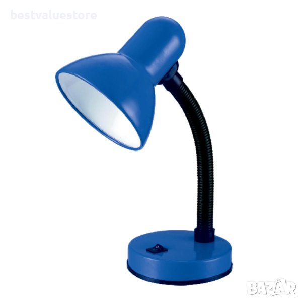 Лампа Настолна Синя Е27 15W, снимка 1
