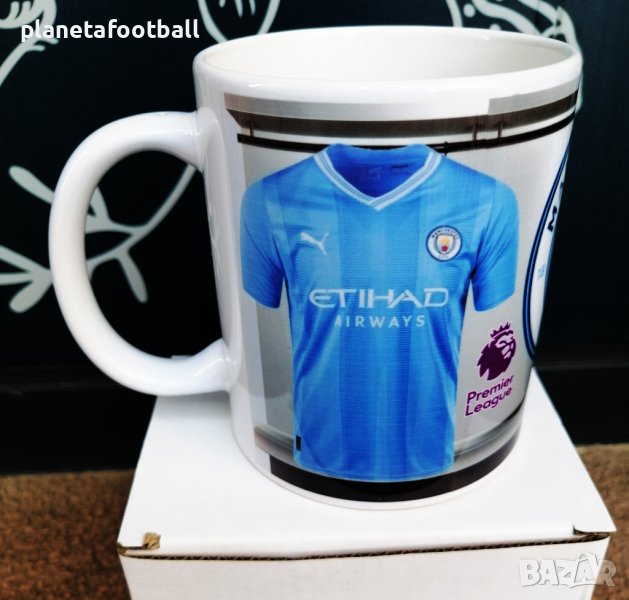 Уникална Футболна Фен Чаша На Манчестър Сити С Ваше Име И Номер!Manchester City 2025/26!, снимка 1