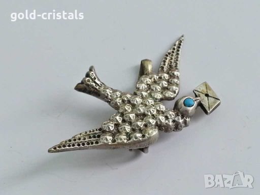 Антикварна брошка, снимка 1