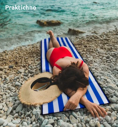 Плътна постелка за скалисти плажове, балкон, тераса, градина, Trizand, снимка 1