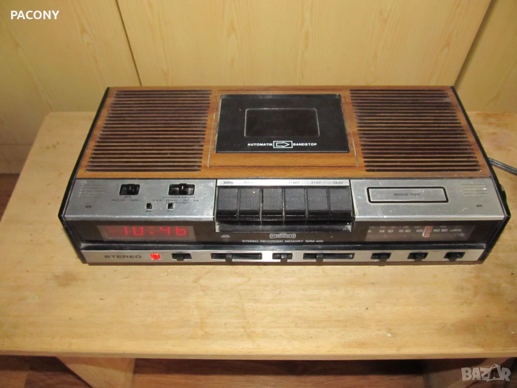 СТЕРЕОКАСЕТОФОН - РАДИОЧАСОВНИК, снимка 1