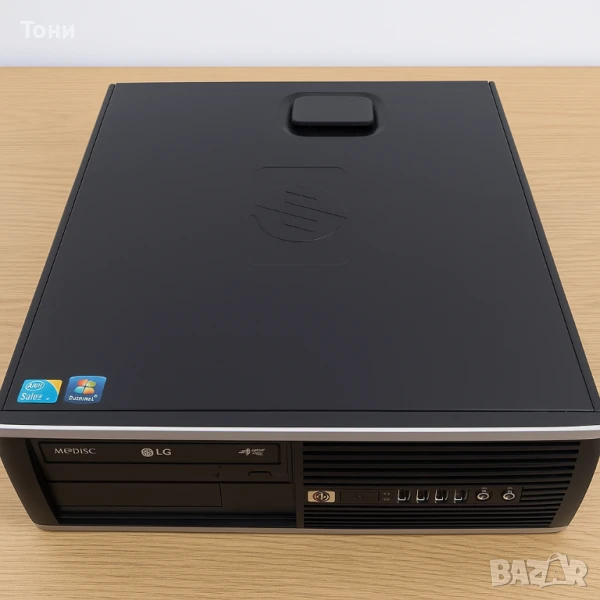 HP Compaq 8100 Elite SFF c Intel i3-550, 4GB RAM, HDD 250GB, c Windows7, снимка 1