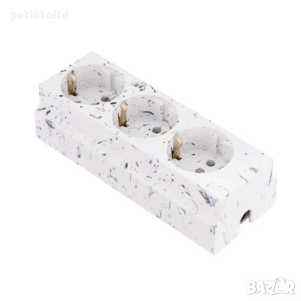 Разклонител без кабел с 3 гнезда , снимка 1