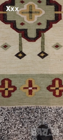 Ръчно тъкана вълнена пътека.Антика за ценители., снимка 6 - Пътеки - 53056265