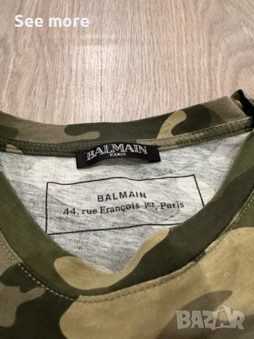 BALMAIN дамска тениска S, снимка 9 - Тениски - 50327311