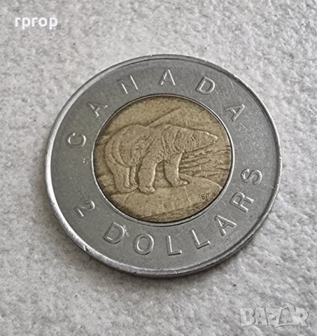 Монета.  Канада . 2 долара. 1996 г. , снимка 1 - Нумизматика и бонистика - 37197552