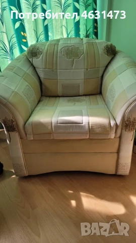 Диван и фотьойли в отлично състояние, снимка 5 - Дивани и мека мебел - 52160515