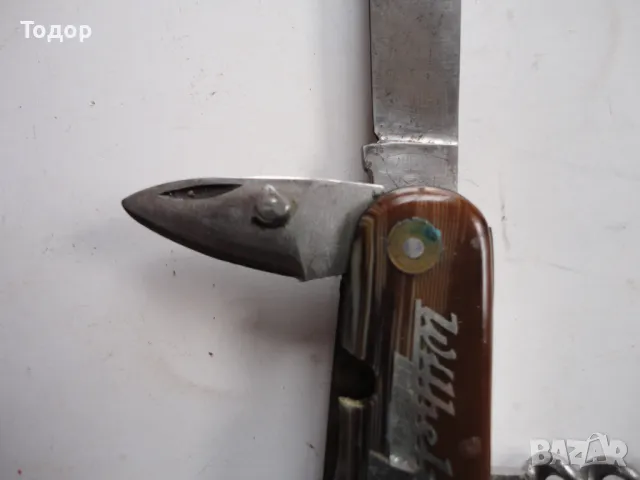 Уникален нож ножка Kaufmman K55K Solingen, снимка 8 - Ножове - 49095164