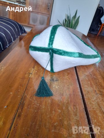 Стара етно шапка #6, снимка 4 - Антикварни и старинни предмети - 40351314