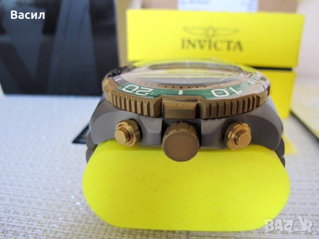 ПРОМО Invicta TI-22 Titanium – Нов швейцарски брутален оувърсайз часовник, снимка 10 - Мъжки - 44110450