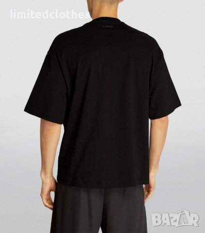 LANVIN Curb Lace Logo Мъжка Тениска size L и XXL, снимка 4 - Тениски - 36983158
