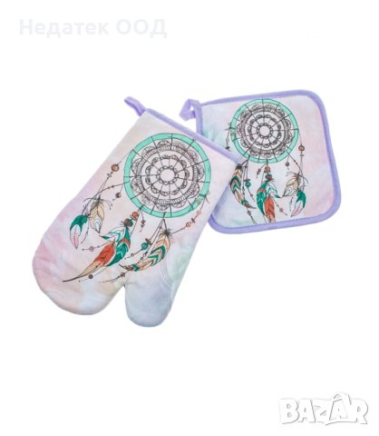  Ръкавици за готвене, лилави, 2 броя