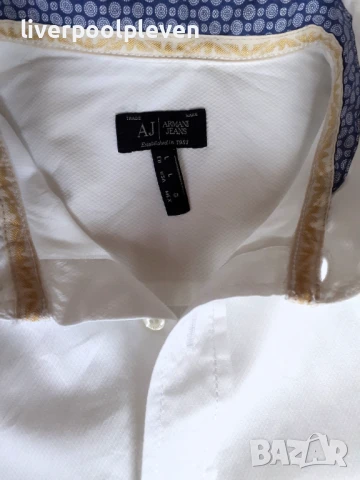 👉Armani Jeans  Original L, снимка 4 - Ризи - 51163284