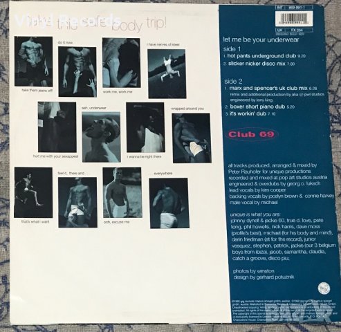 Club 69 – Let Me Be Your Underwear, Vinyl 12", 33 ⅓ RPM, снимка 2 - Грамофонни плочи - 43990437