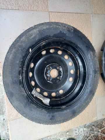 Комплект резервна гума за Фиат Стило 2006г, снимка 5 - Гуми и джанти - 51780246