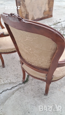 Кресла ретро орех №064, снимка 9 - Дивани и мека мебел - 52456158
