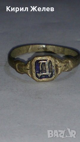 Старинен пръстен сачан над стогодишен - 59821, снимка 1 - Антикварни и старинни предмети - 29011745