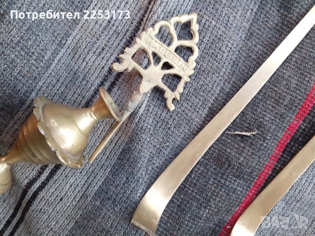 Бронзови декораций Пакистан,с надпис, снимка 4 - Декорация за дома - 39133490