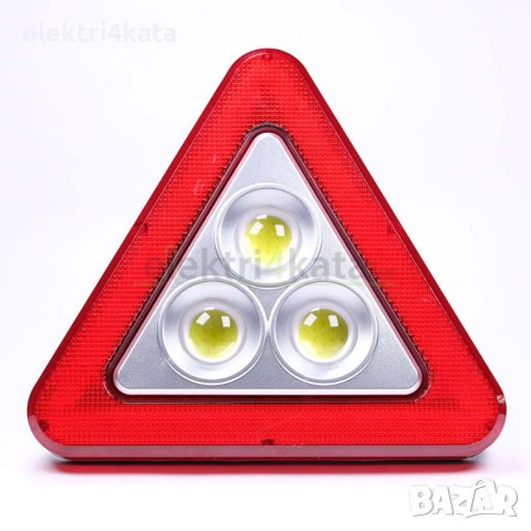 Акумулаторен 3 в 1 LED авариен триъгълник, снимка 2 - Аксесоари и консумативи - 43240166