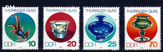 Германия ГДР 1983 - изкуство стъкло MNH