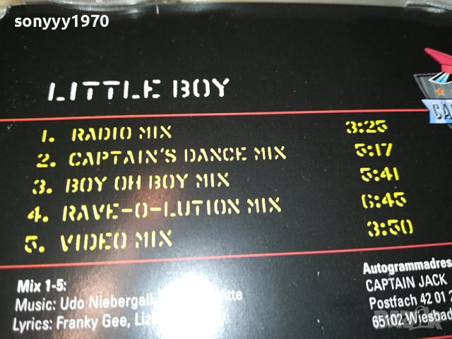 CAPTAIN JACK CD-ВНОС GERMANY 2211231201, снимка 10 - CD дискове - 43098988