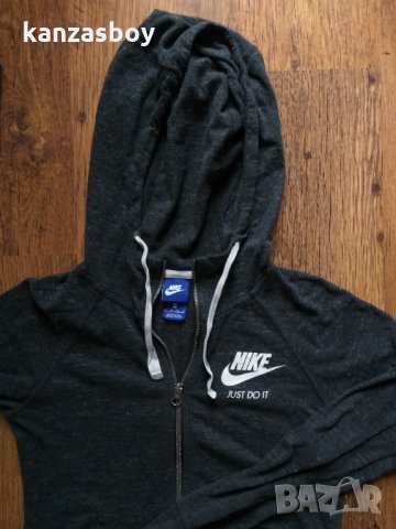 NIKE GYM VNTG HOODIE FZ - страхотно дамско горнище, снимка 3 - Спортни екипи - 34979414