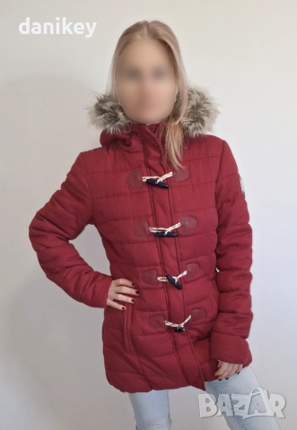 Дамско зимно яке палто Superdry размер small, снимка 5 - Якета - 52212479