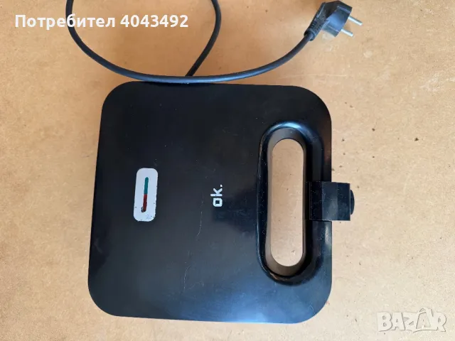 Тостер за сандвичи, снимка 3 - Тостери - 48965248