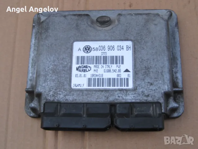 Компютър запалване  VW GOLF 4 Bora 1.6 16V 105 к. с. 036906034BH, 61600.542.08, AZD, снимка 1