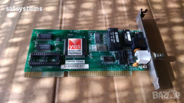 TRENDnet TE-16CT REV-A1 16-bit ISA Network Controller Card, снимка 5 - Мрежови адаптери - 50569650